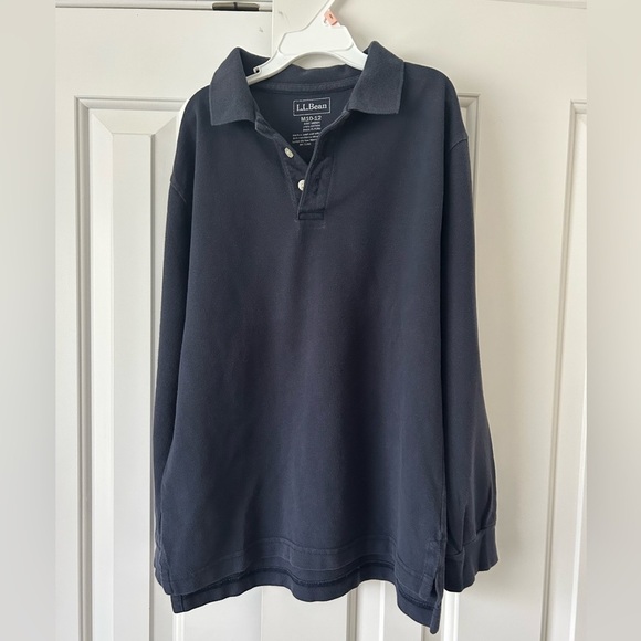 L.L. Bean boy’s navy polo - Picture 1 of 3